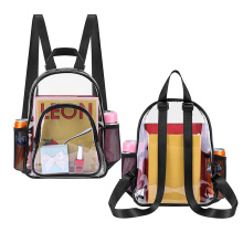 Klare Bag Trendy Wanderung transparentes PVC -Rucksack Frauen